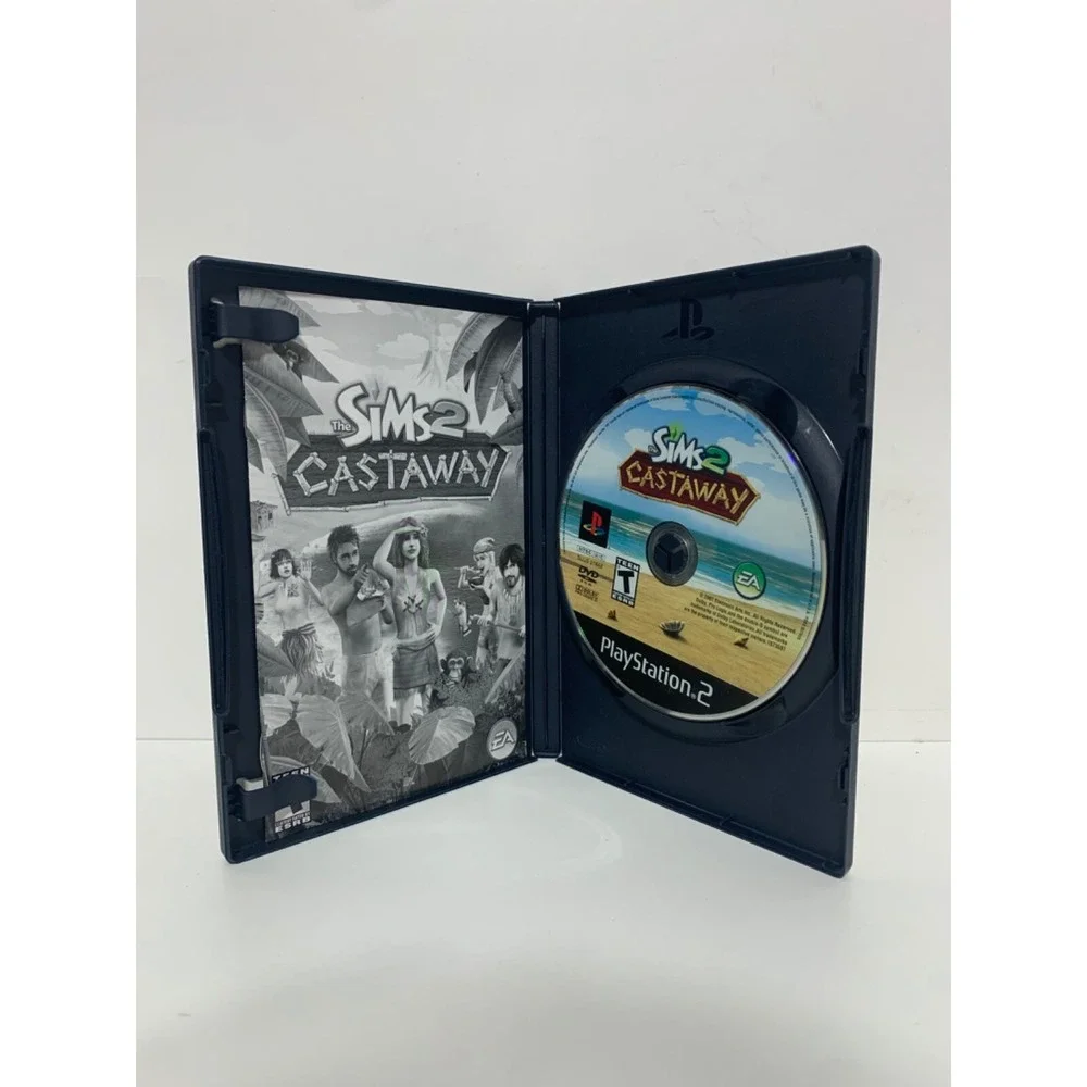 PlayStation 2 EA The Sims 2 Castaway Video Game Untested